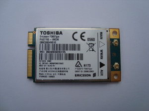 WWAN Mobile Wireless Card Toshiba Ericsson F3607gw Toshiba Portege R705